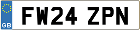 Truck License Plate